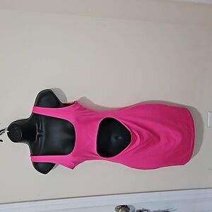 Hot pink club dress. Only worn once